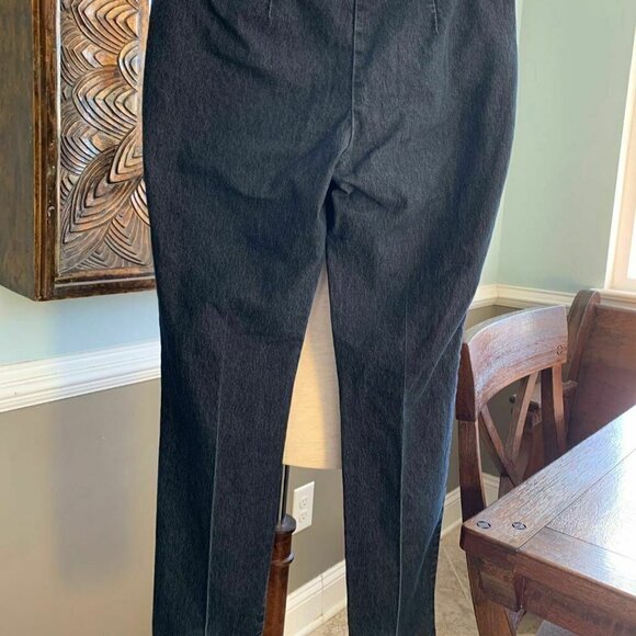 - Bisou Bisou Womens Jeans Dark Denim Zippered Pockets in Front Size 8 - Picture 5 of 6